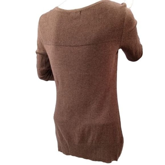 EDDIE BAUER WOMENS SMALL BROWN SWEATER - Picture 2 of 15